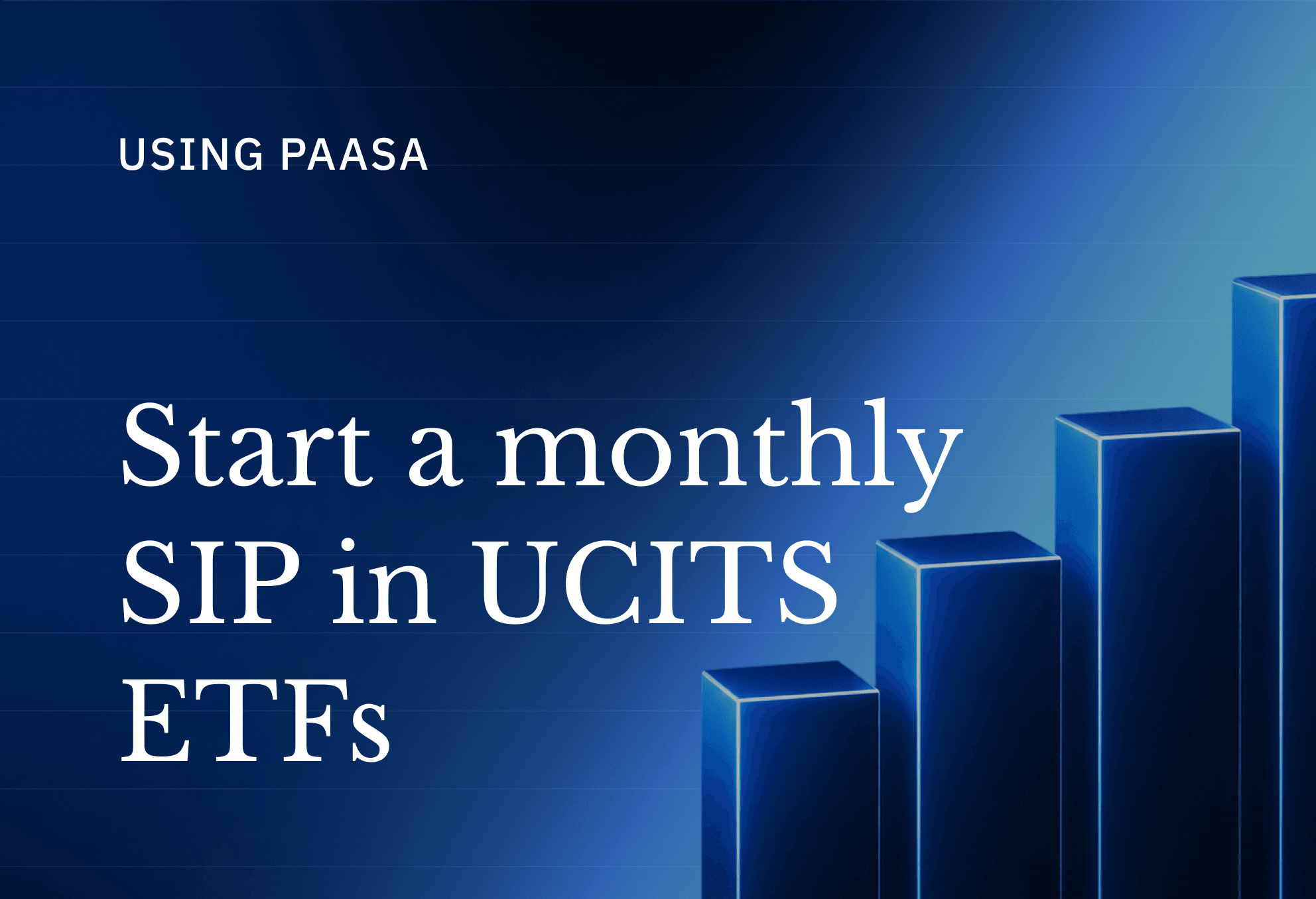 How to Start a Monthly SIP in UCITS ETFs from India