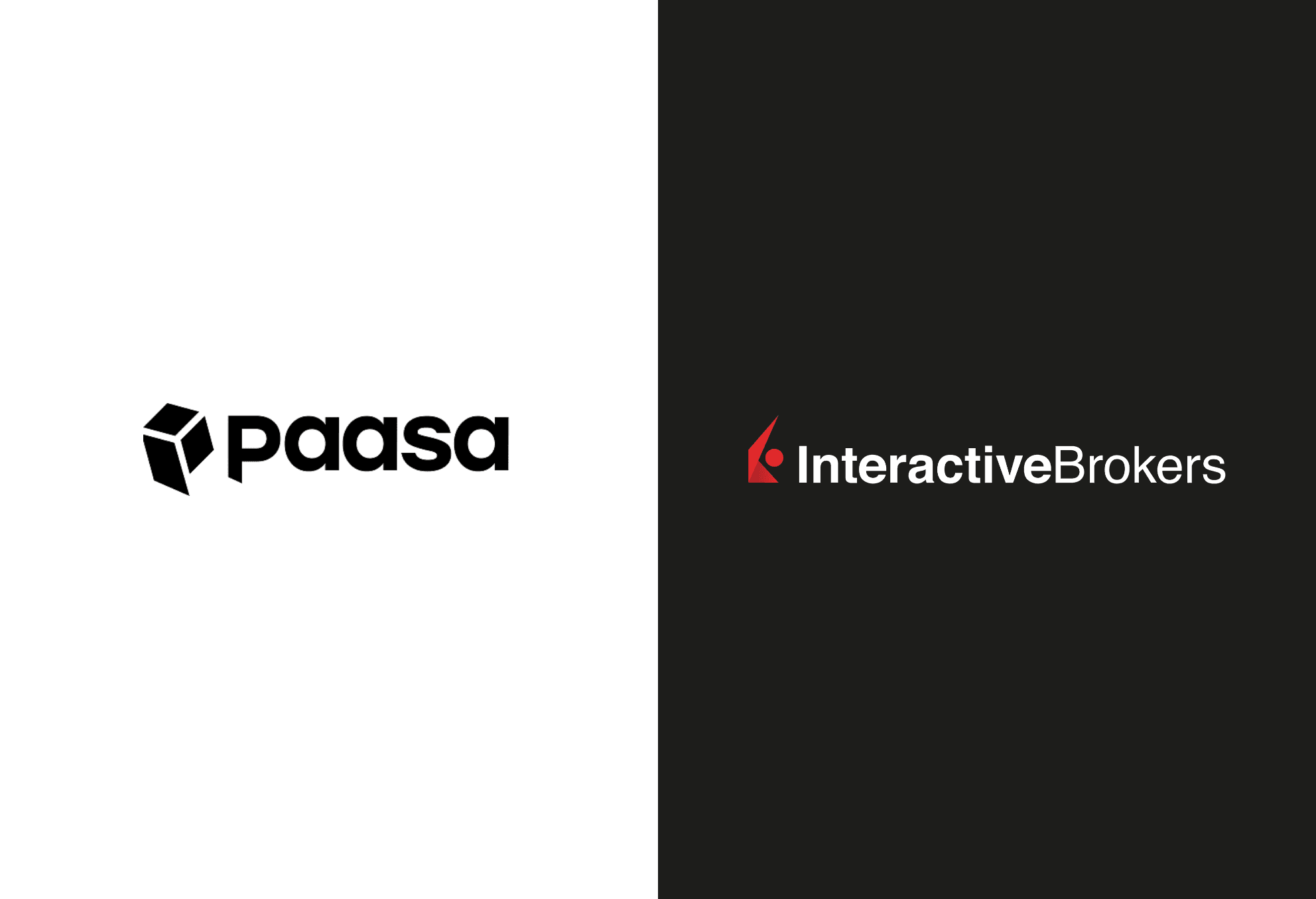 Paasa and Interactive Brokers logos side by side