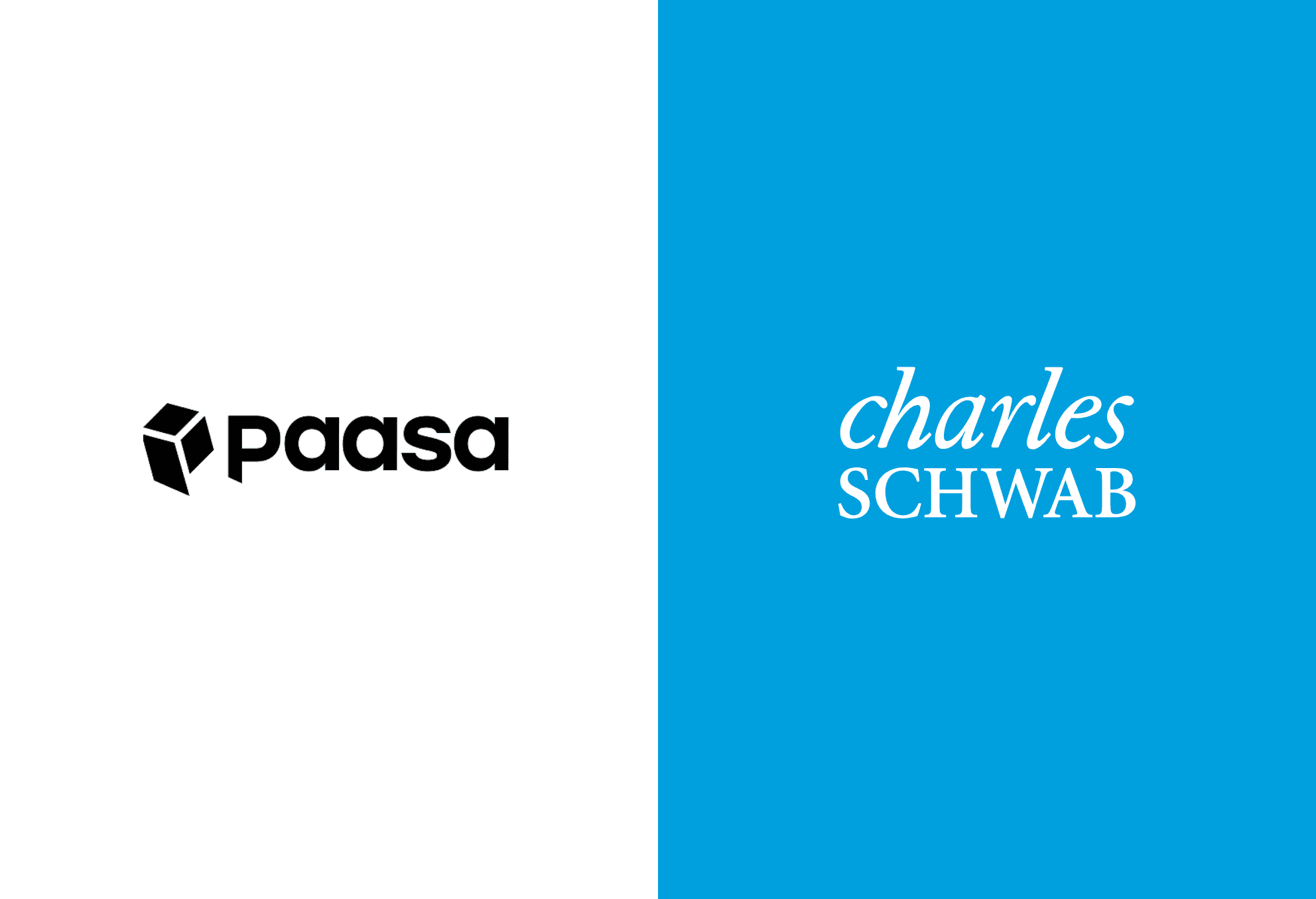 Paasa and Charles Schwab logos side by side